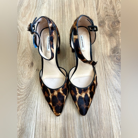 Alex Marie Shoes - Alex Marie Leopard Print Heel Pump Womens Size 7.5 NWT